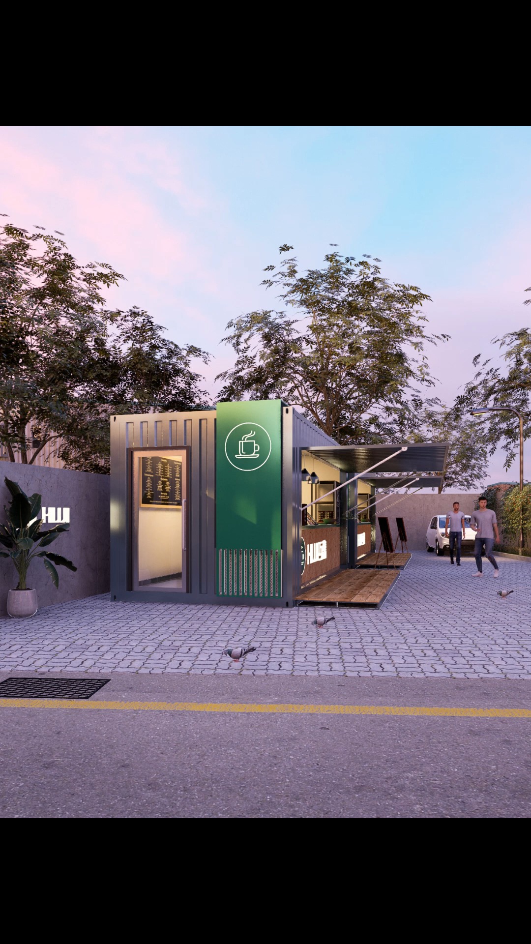 集装箱房屋#新型移动咖啡饮品店