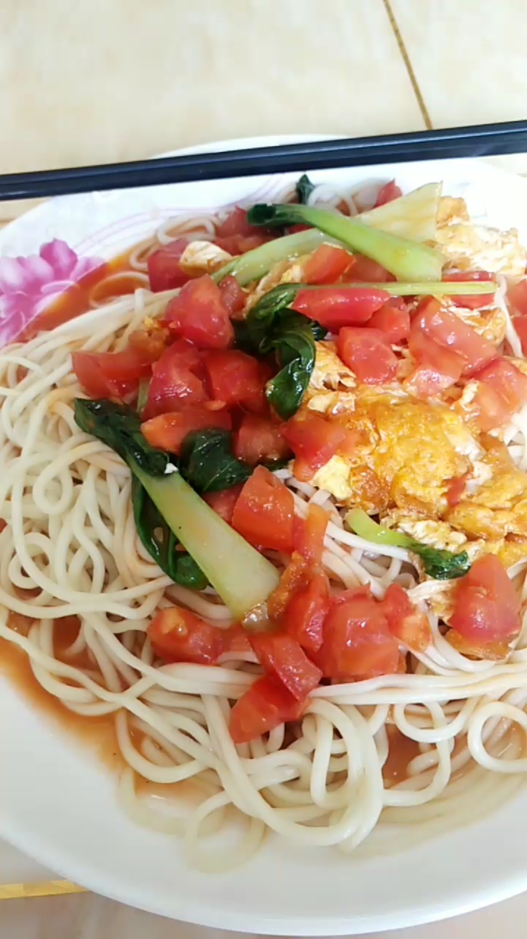 番茄炒蛋拌面有谁过来吃的