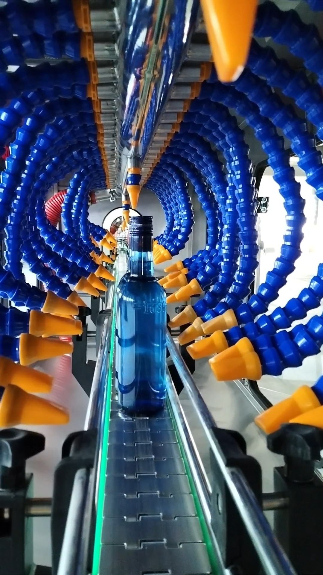 吹干机#蜘蛛手吹干机,专用于贴标前吹干瓶身水分使用.-度小视