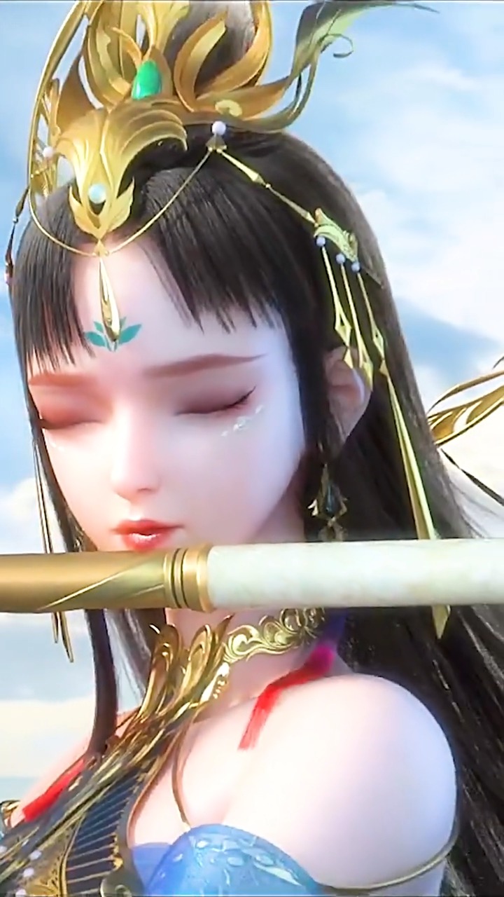 动漫#瑶羽公主,长的如此的好看也很美