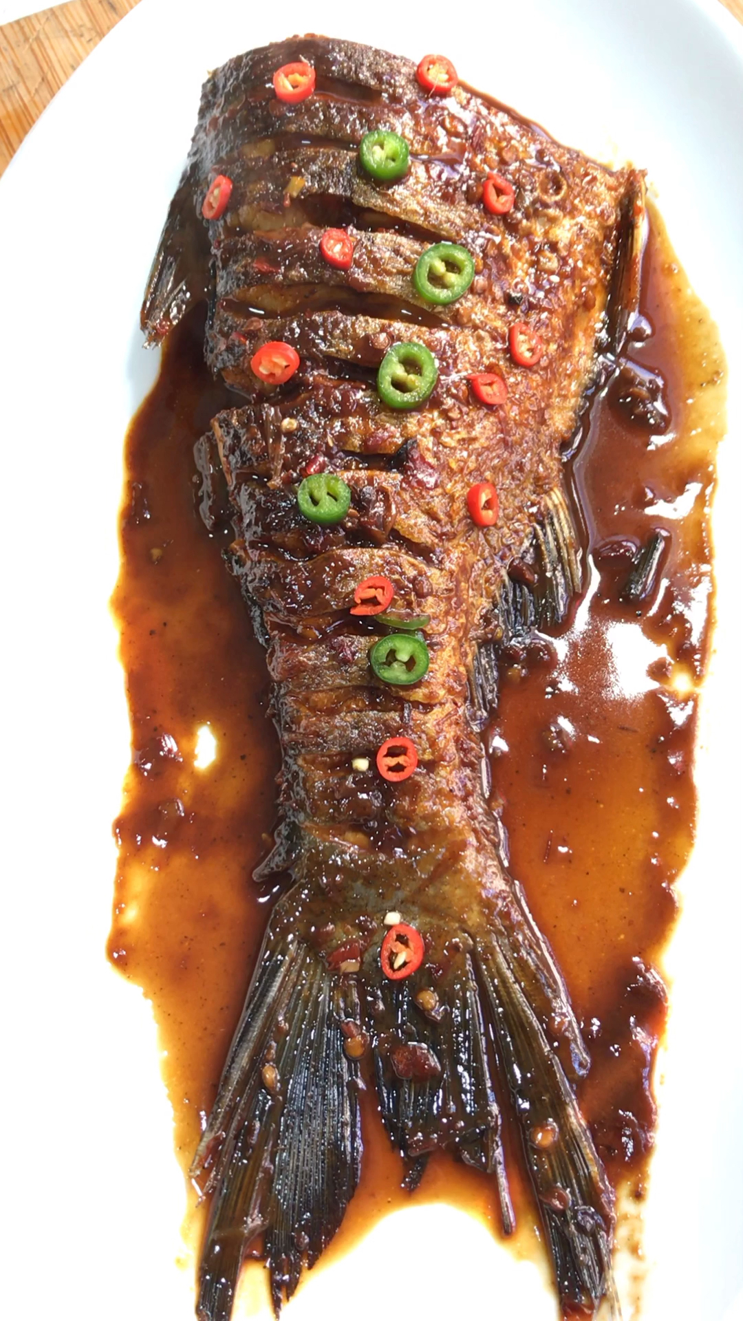 美食#红烧鱼尾教程