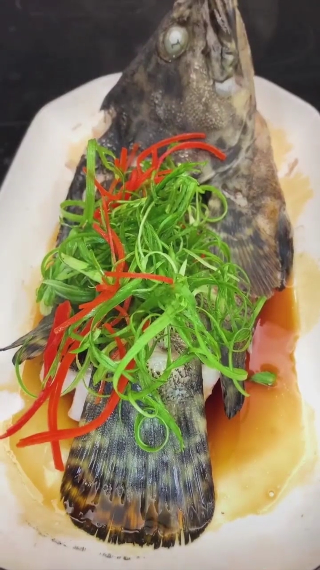 自制美食#清蒸石斑鱼,家宴必备菜品