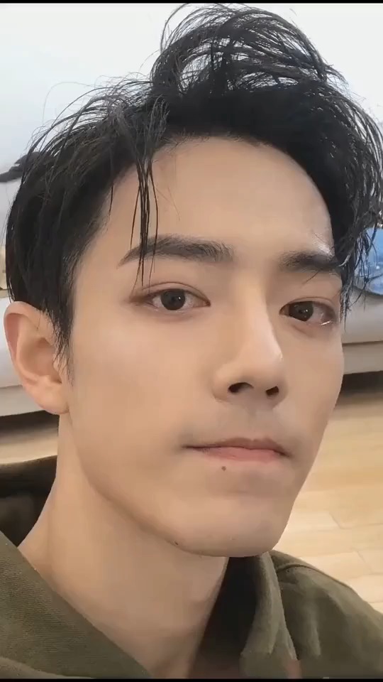 明星娱乐#你喜欢的样子我都有肖战高清素颜自拍照