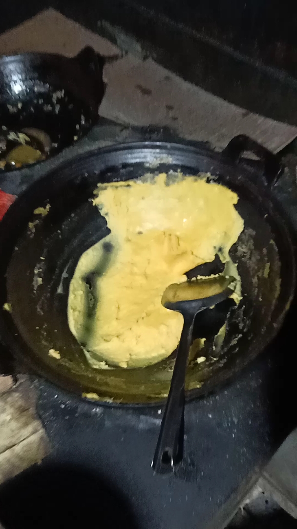 甘肃人的搅团,散饭,玉米面的