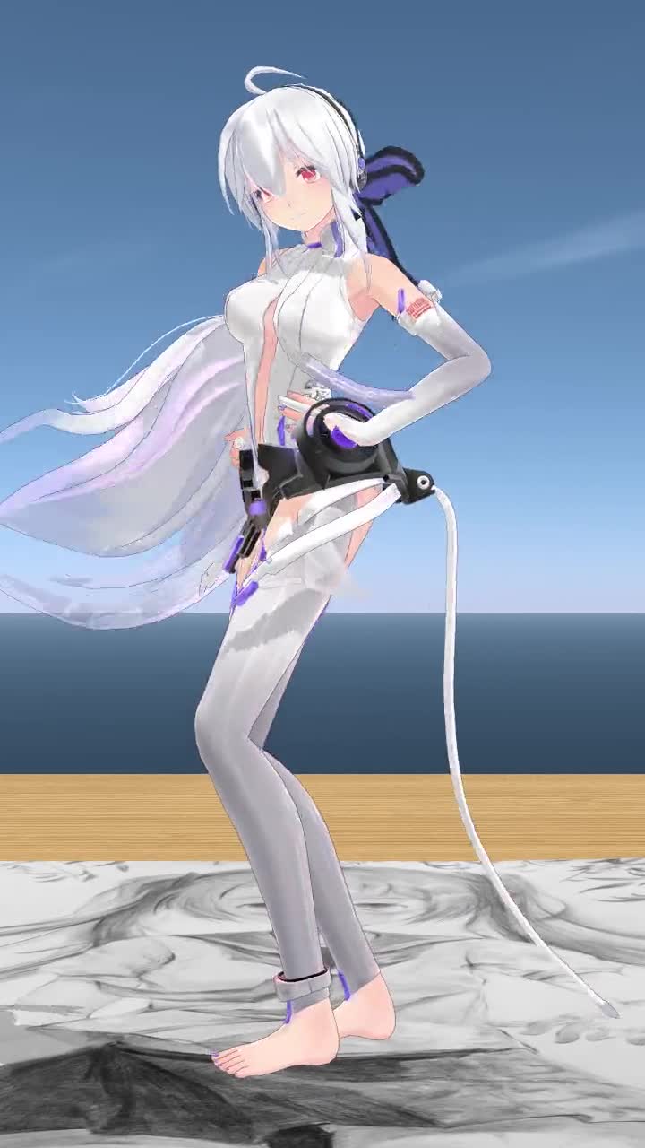 最喜欢弱音妹子的这身装扮,好身材展示的淋漓尽致