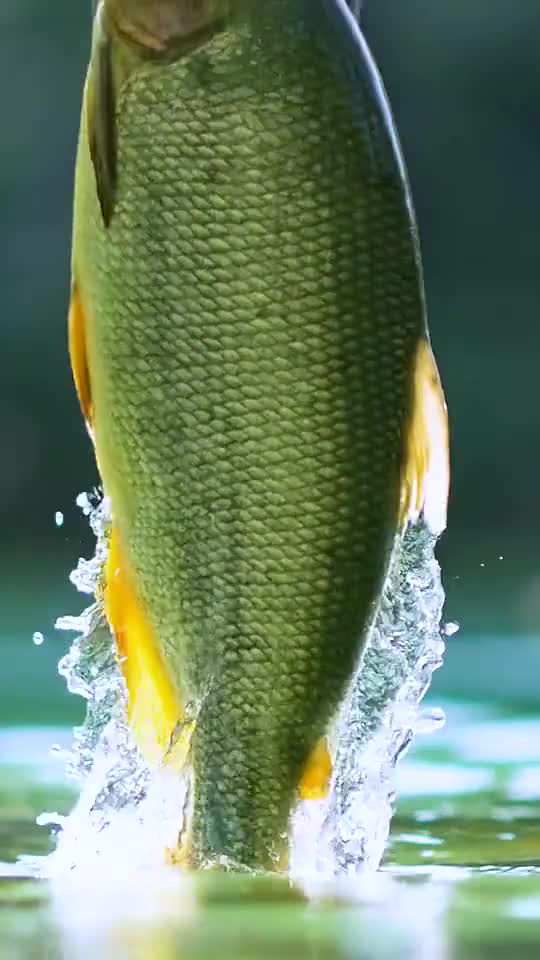 鲤鱼跃龙门,衷心祝愿刷到视频的朋友,年年有余,咸鱼