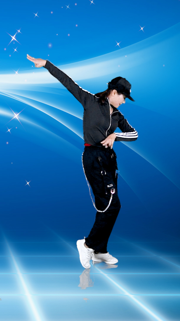 舞蹈#曳步舞《欧若拉》正面演示简单好看