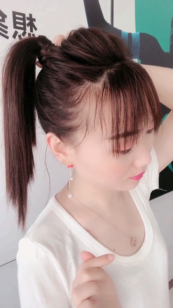 夏天就要这么过#40岁老阿姨这样扎高马尾年轻了18岁