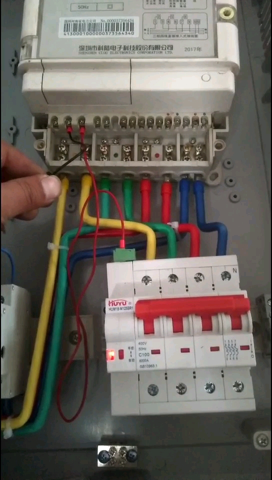 智能电表负控开关接线方法