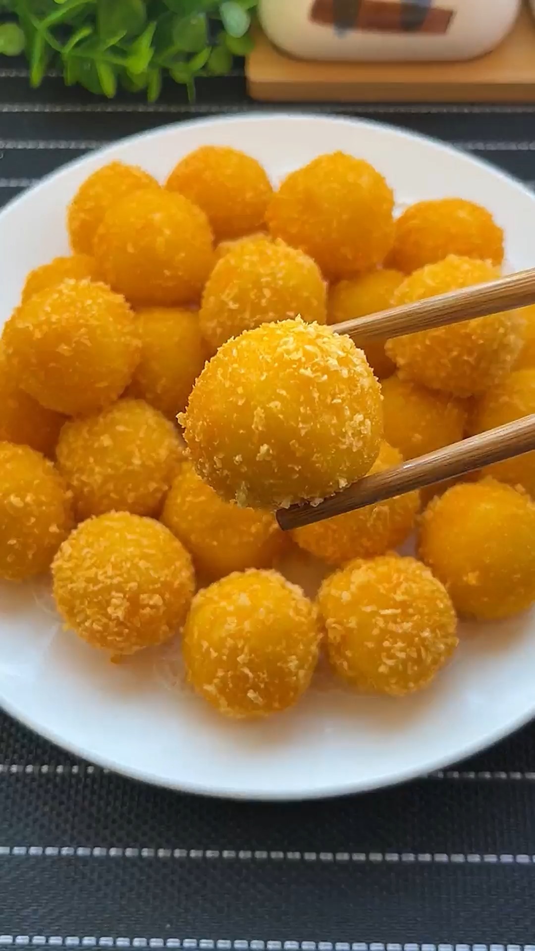 香酥软糯的土豆球,一口一个超好吃