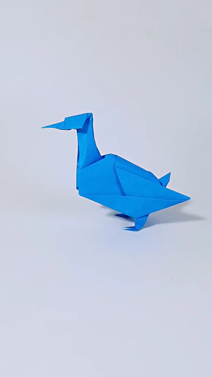 折纸小天鹅,简单形象