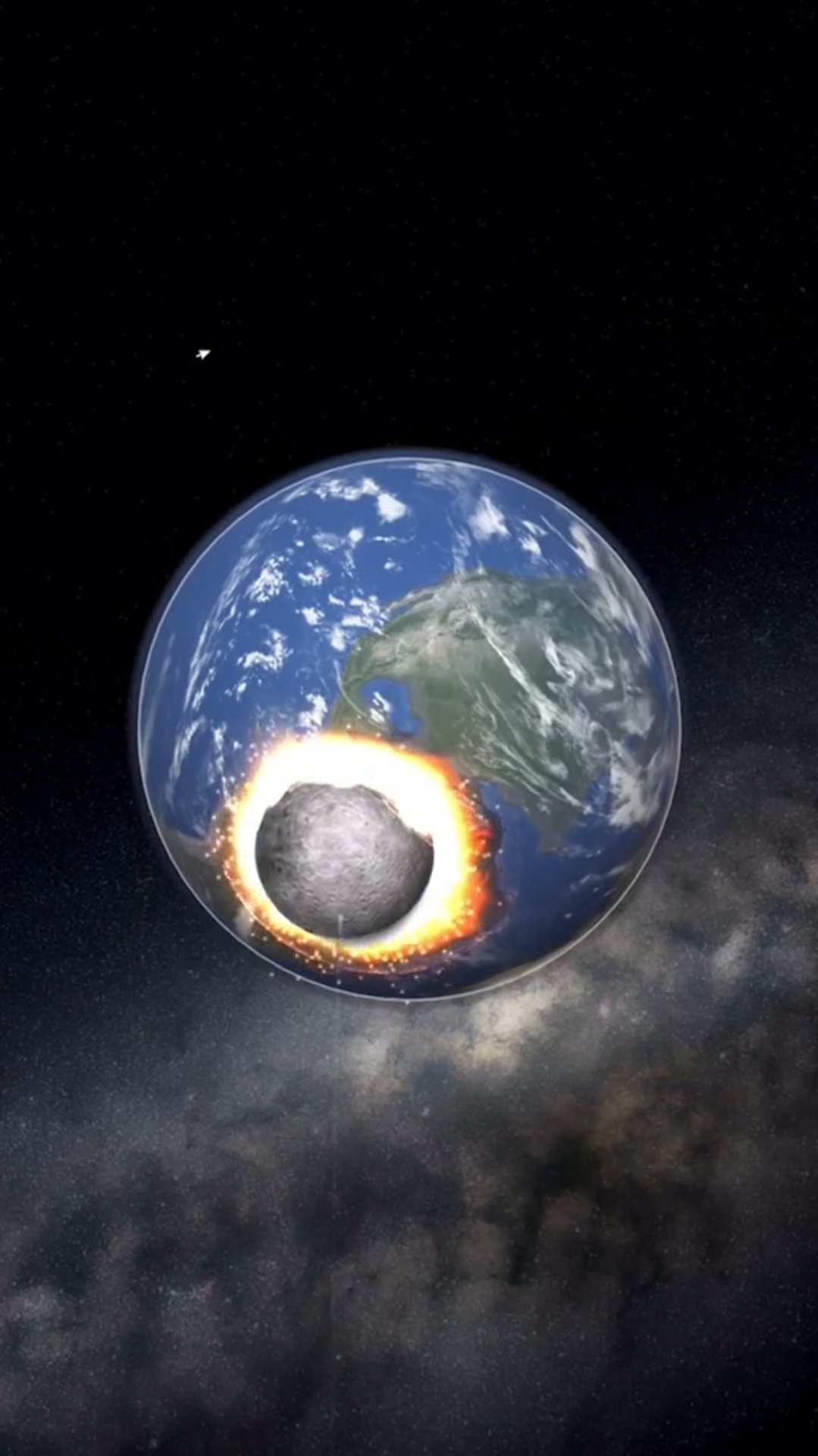 假如月球撞击地球  你会对亲人说什么?欢迎大家参与