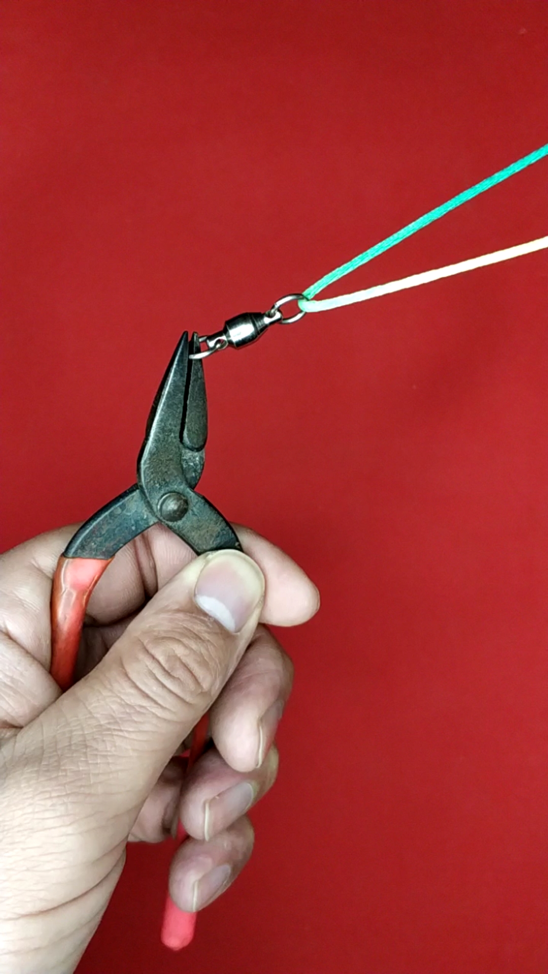 快乐钓鱼#主线连接八字环!