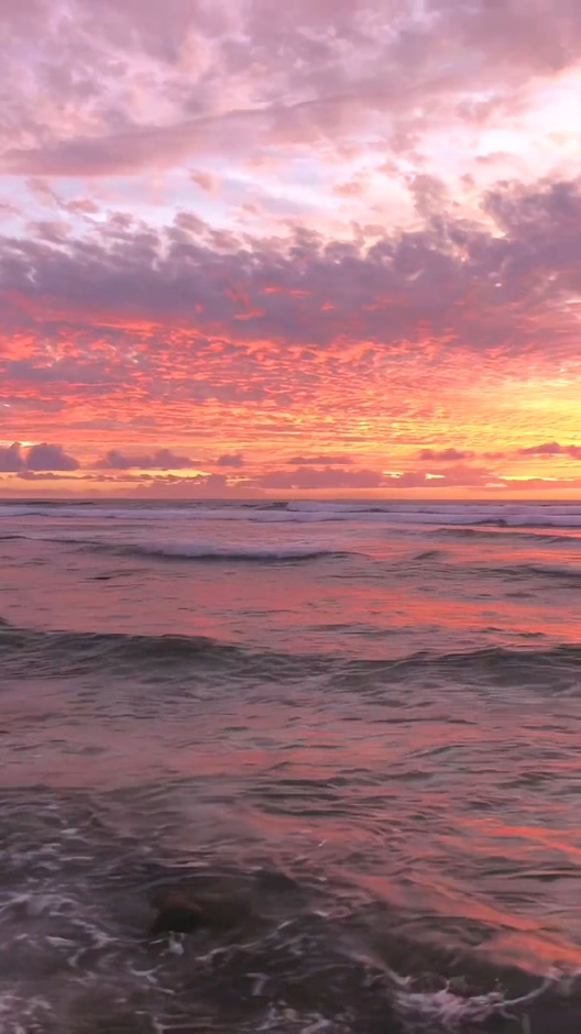 治愈系风景如果你也刚好看到日落那就当做我们的见面吧