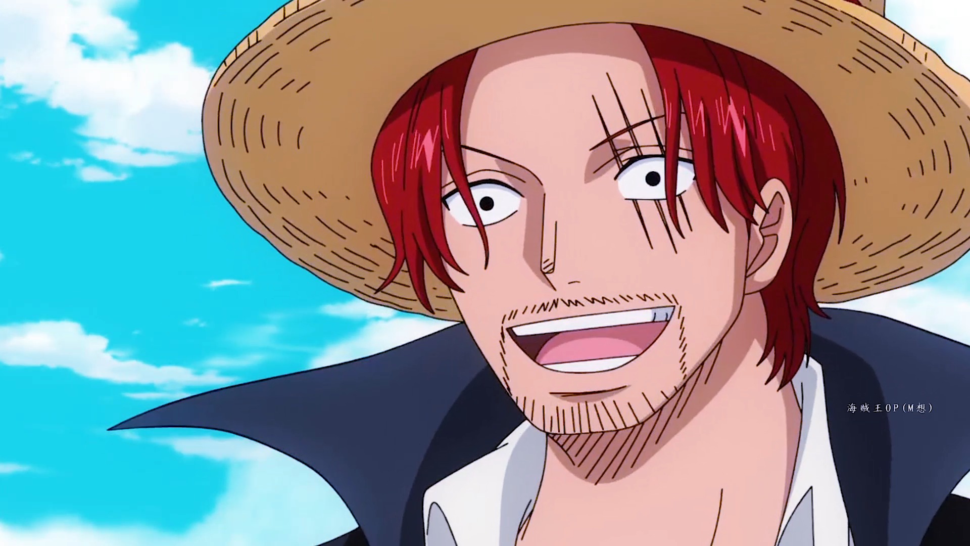 海贼王#红发为了路飞失去了重要的右臂,此后路飞学会了要和红发一样