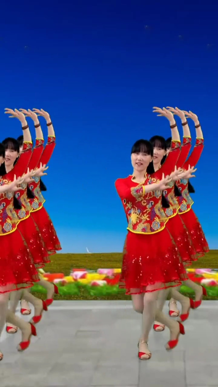 网红12步广场舞《南泥湾》