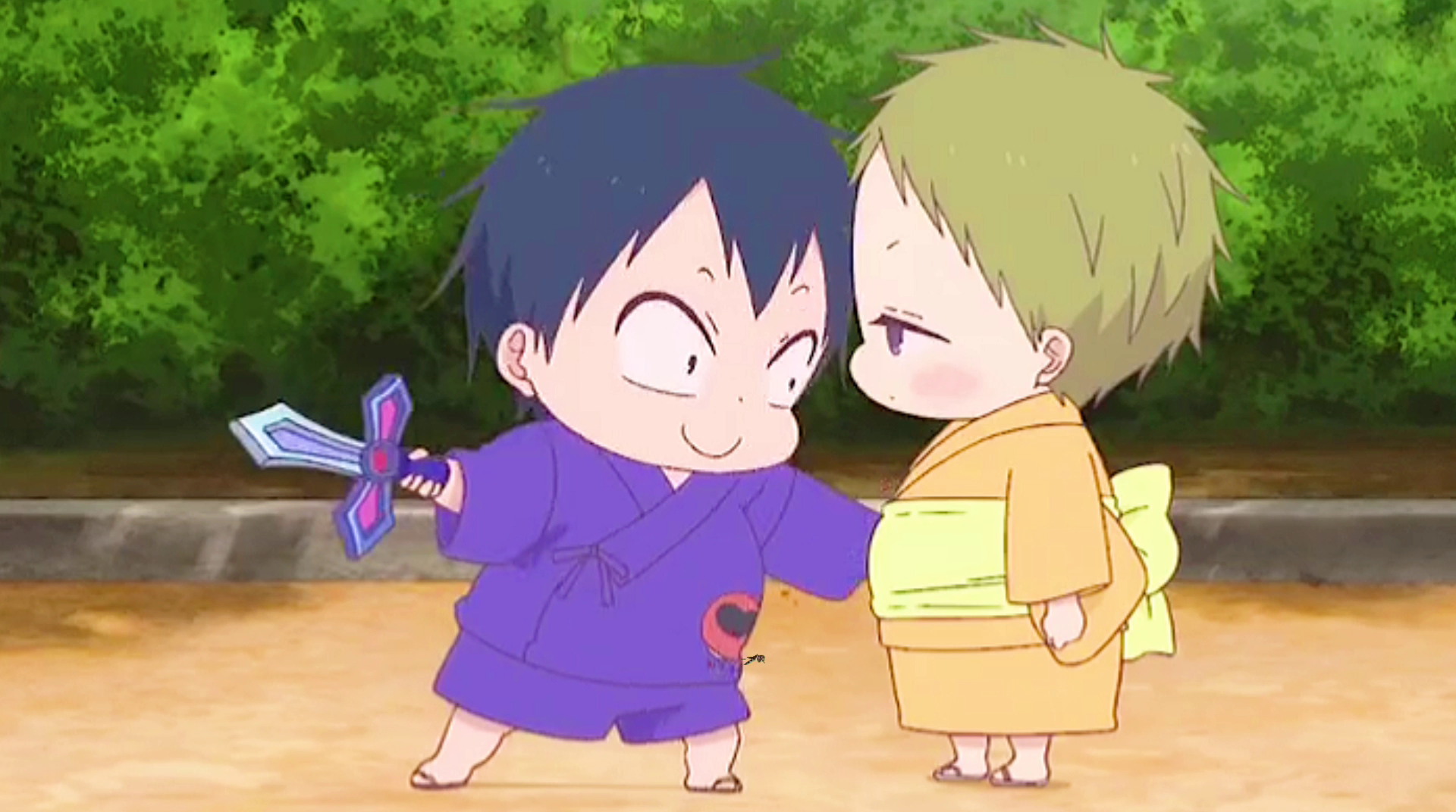 就喜欢看小鹰拉着虎太郎满街跑 学园奶爸