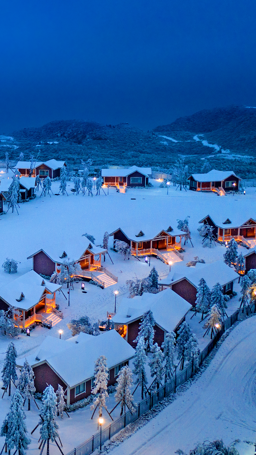 家乡的雪景#雪后川河盖,恍若童话世界的精灵王国!
