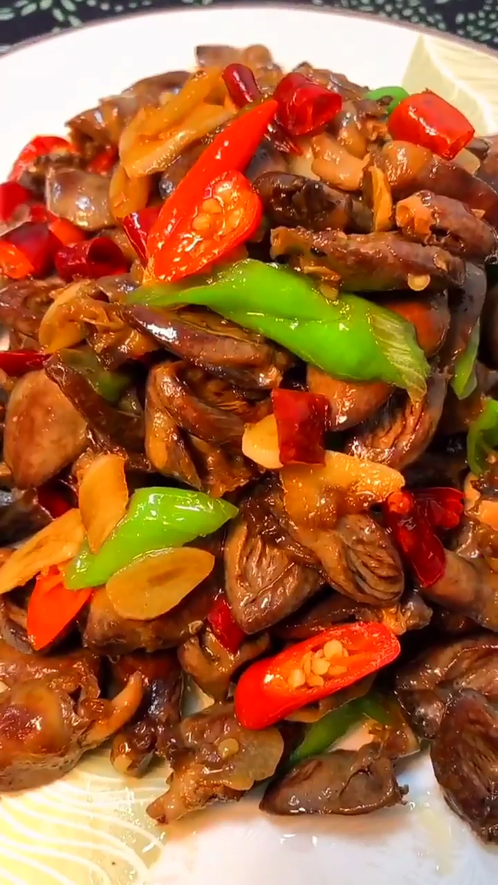 家常菜麻辣鸡心教程来了下集