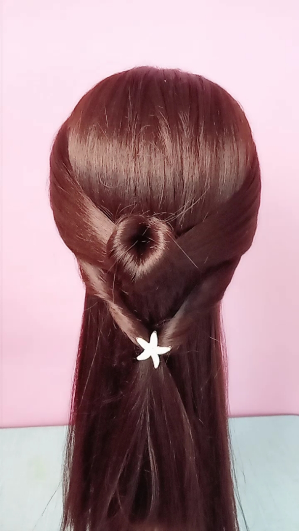 爱心桃发型五分钟搞定