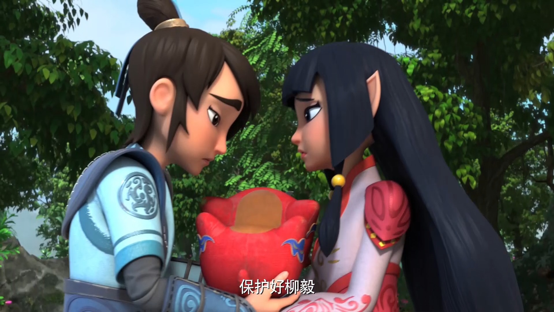 动画片#《柳毅传奇》螭娘是一个温柔又善解人意的女孩