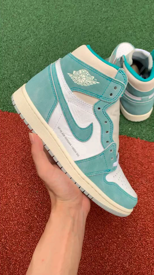 aj#air jordan 1 turbo green aj1蒂芙尼湖水绿