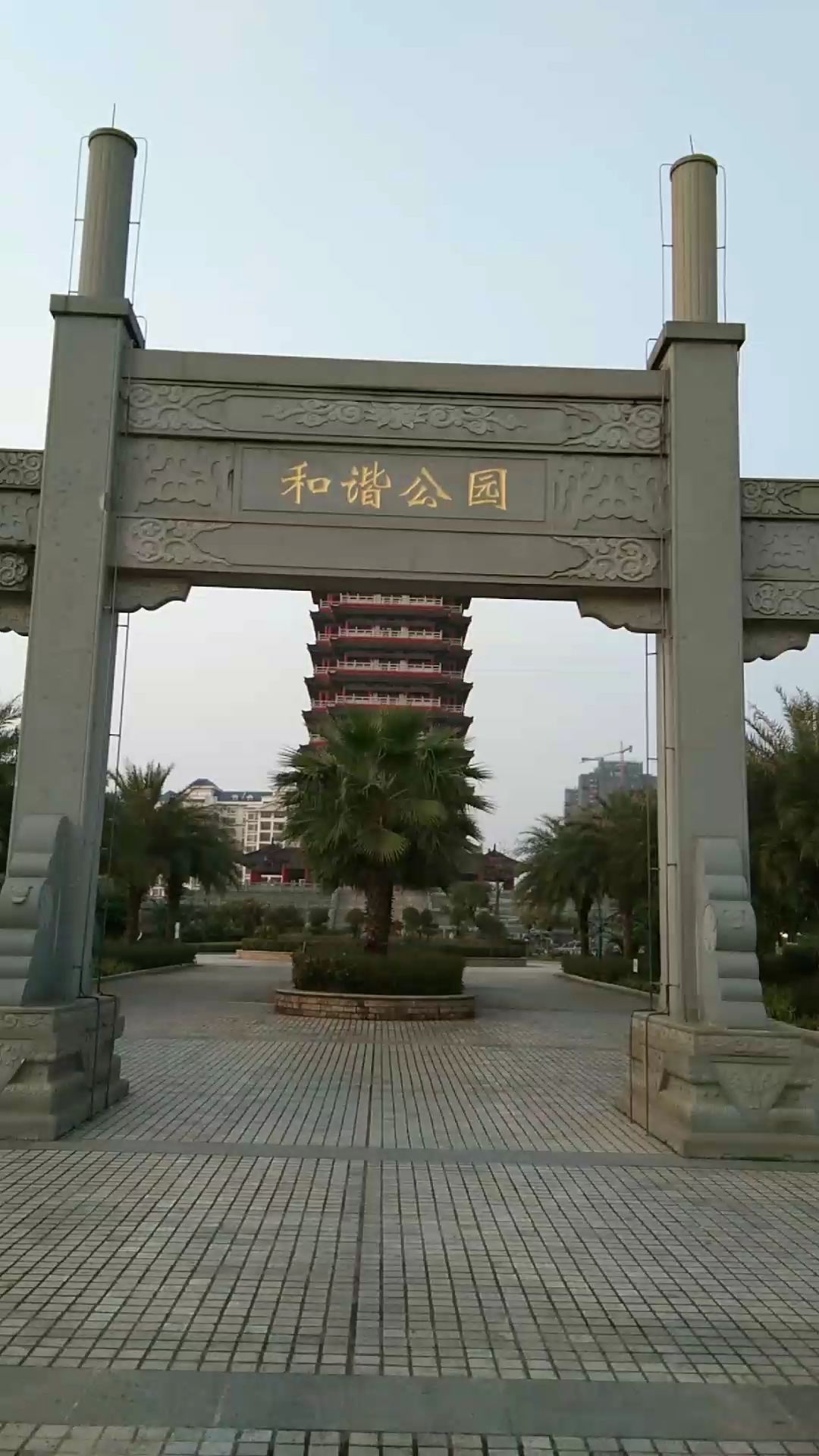 钦州白石湖旅游风景区-和谐公园