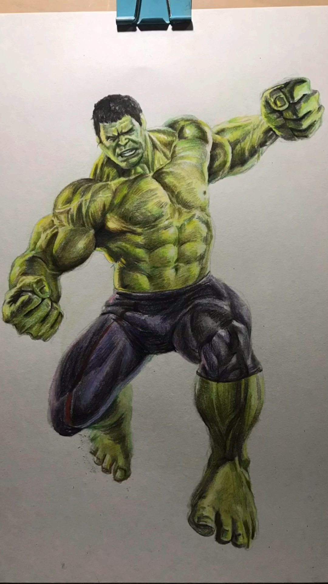 开学季#画一个浩克
