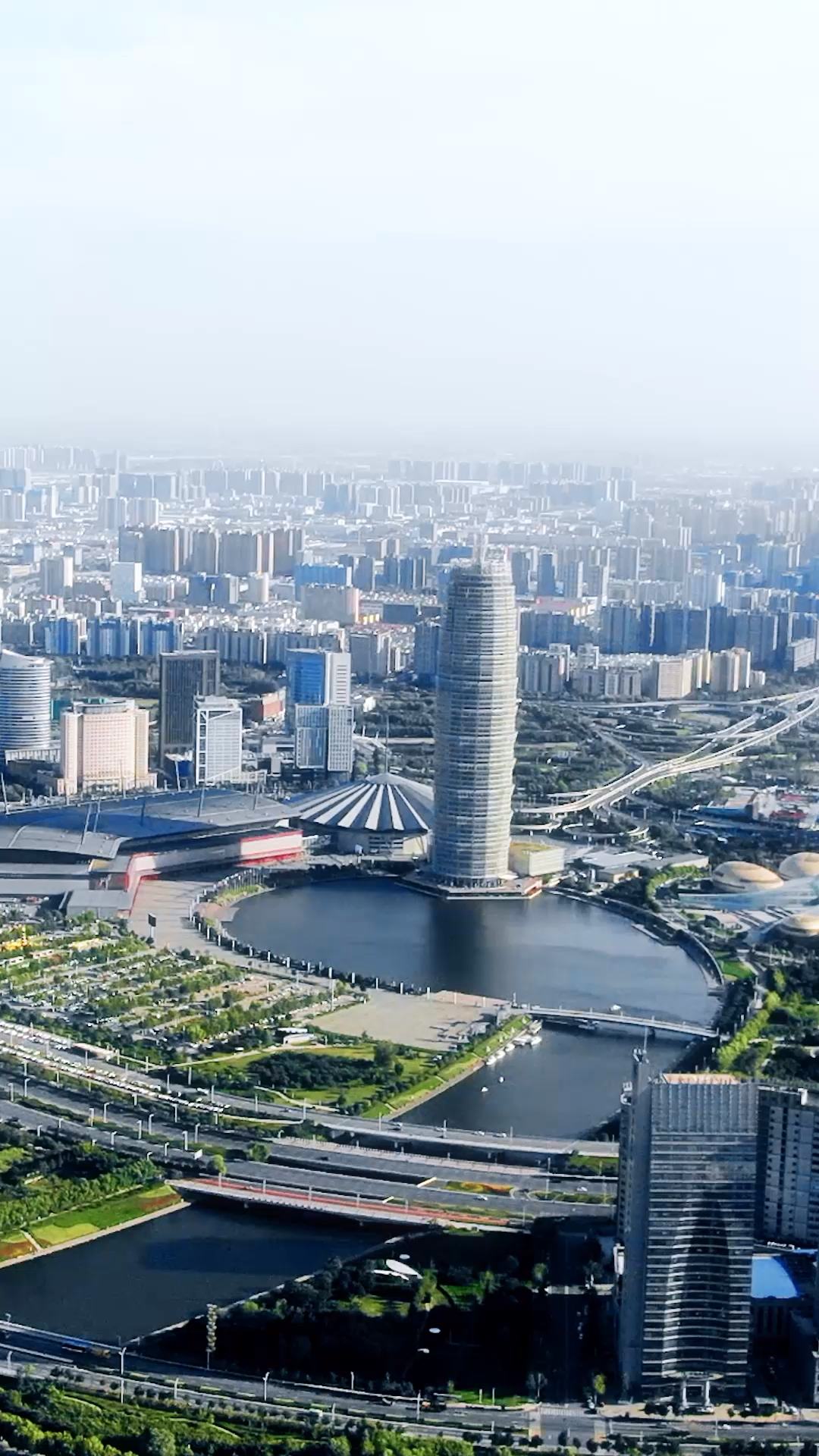 郑州玉米塔航拍