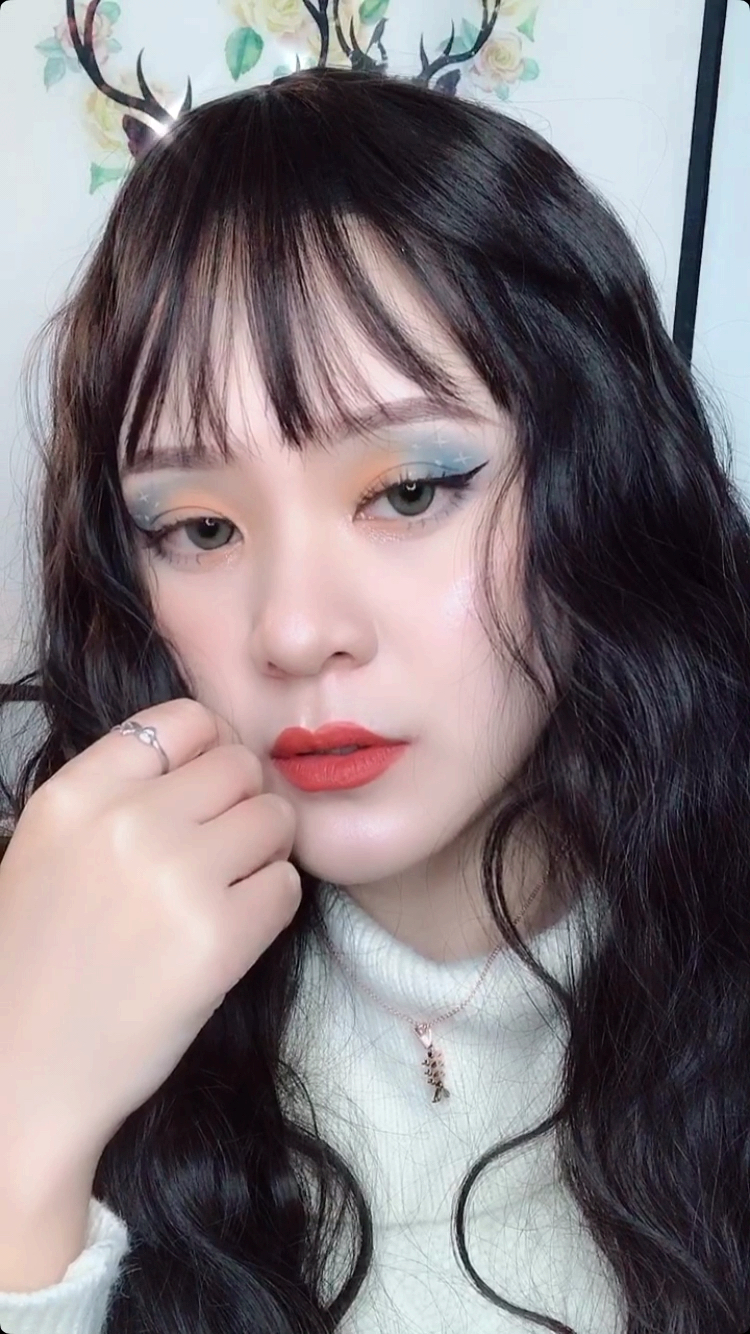 全民好物节#蓝色星空妆容教程