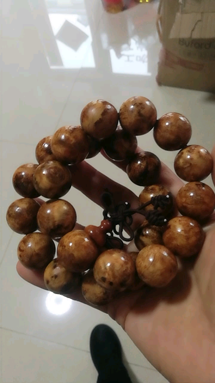 北沉香瘤疤手串