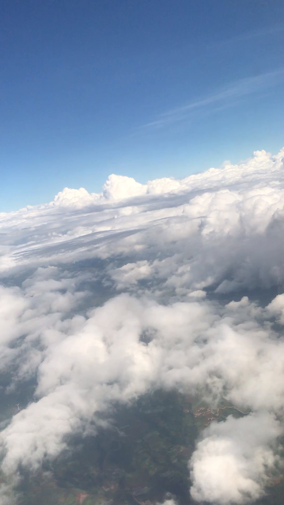 旅游进行时#一万米的高空,好美!