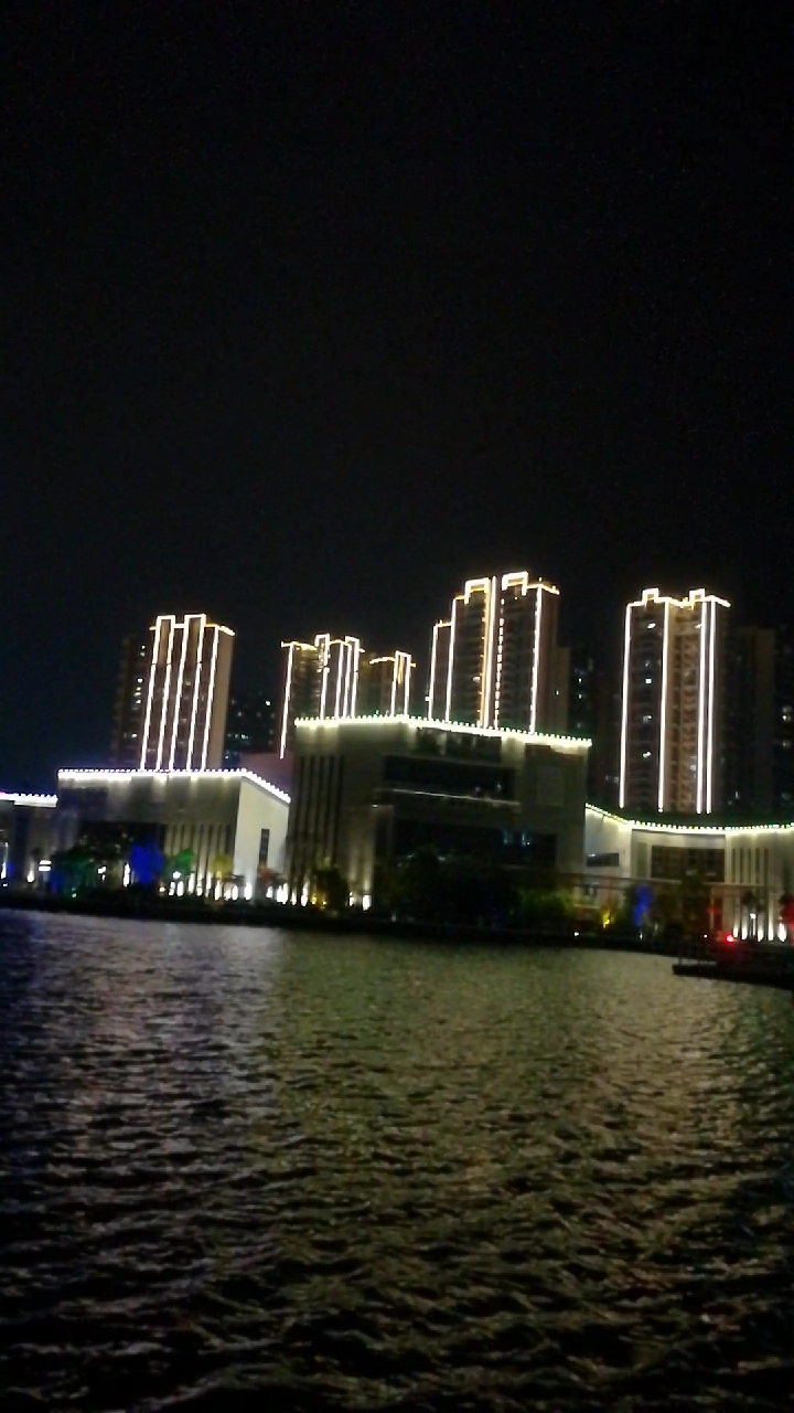 游玩随拍#白石湖夜景