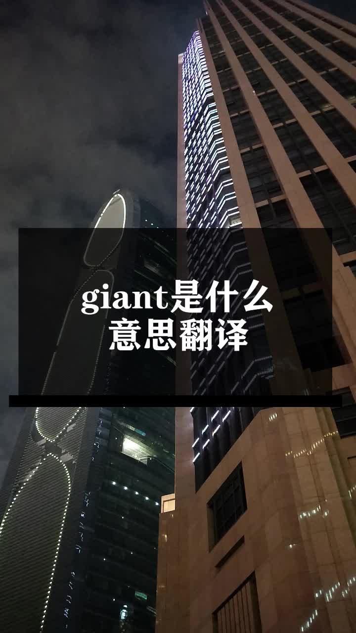 giant是什么意思翻译