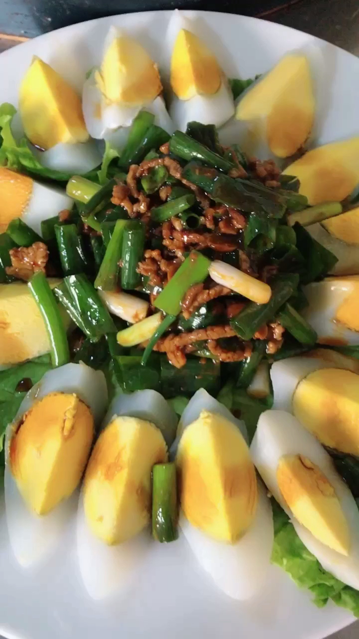 食神大pk#小葱拌鹅蛋