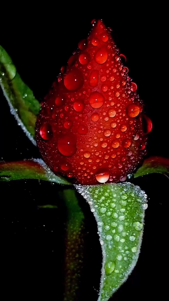 美哭了#含苞待放,娇艳欲滴,漂亮的玫瑰花你把自己美哭了吗?