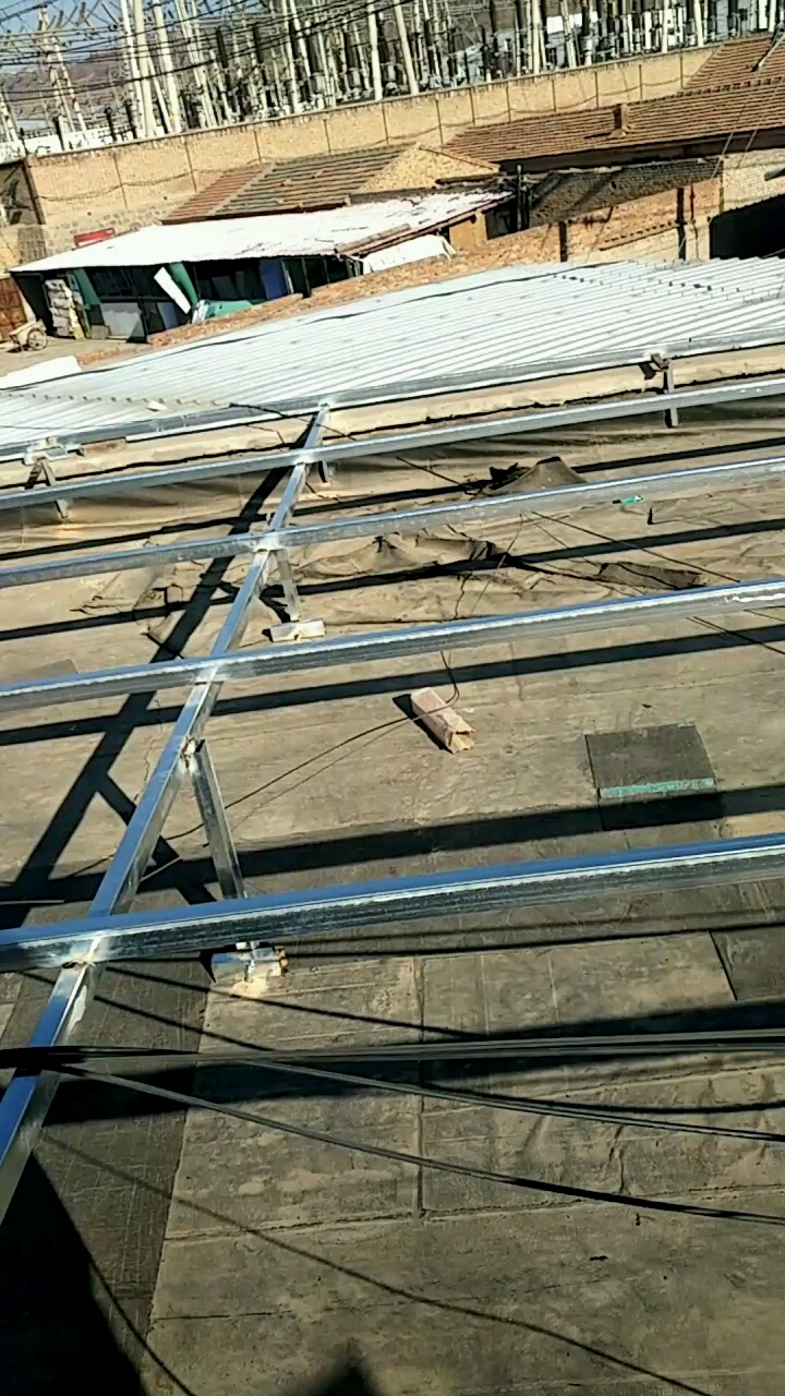 彩钢防水屋顶框架