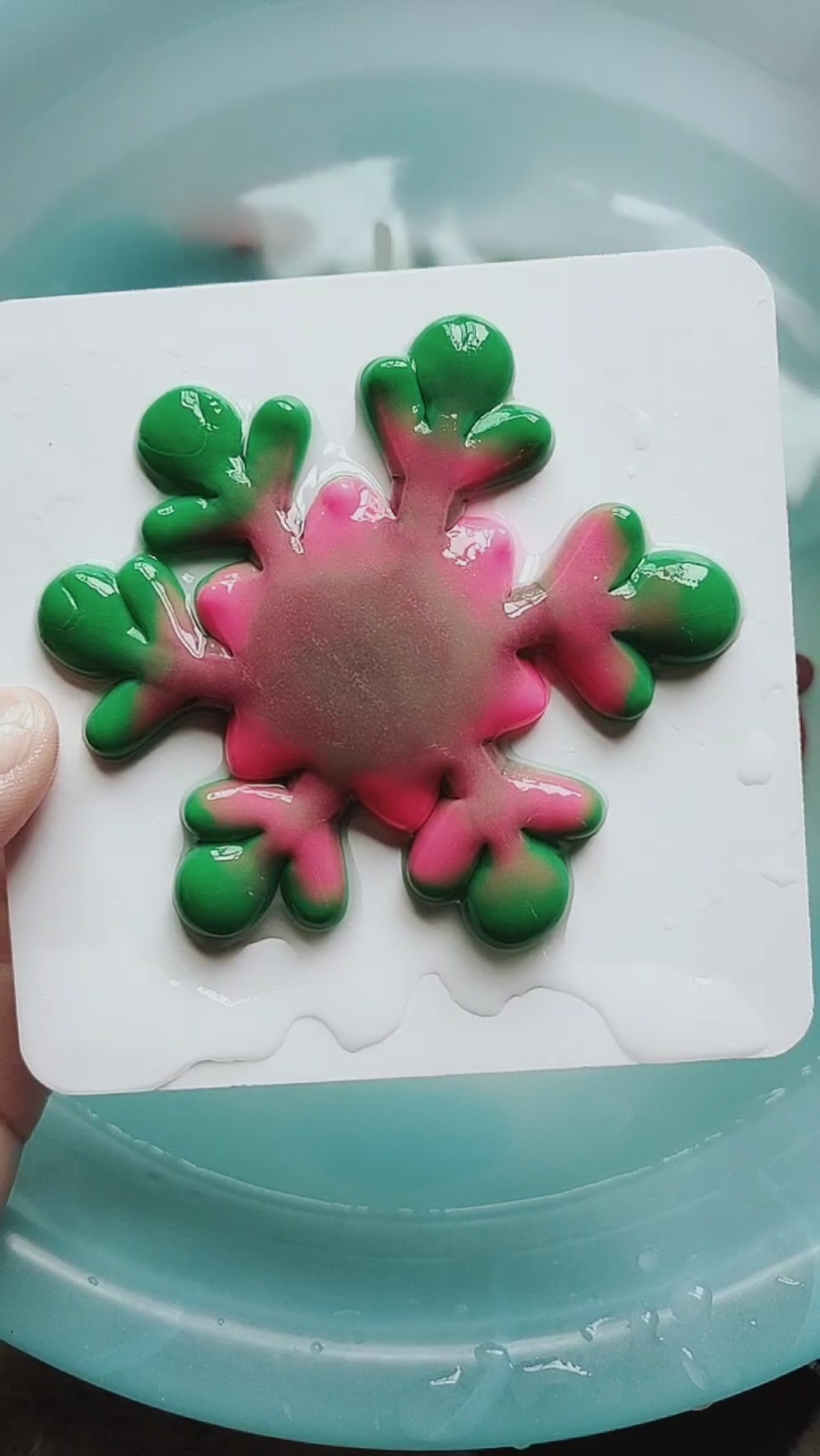 晕色雪花出模啦