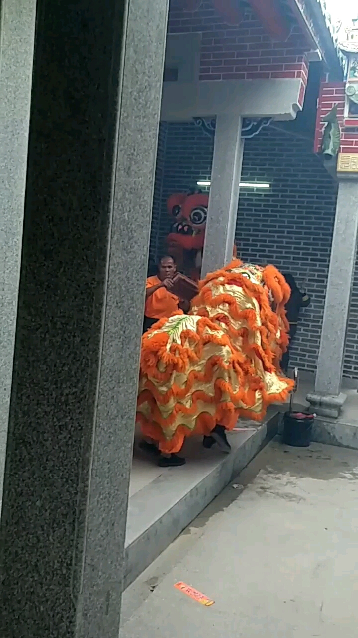 谭公爷打蕉,雄狮拜谭公爷