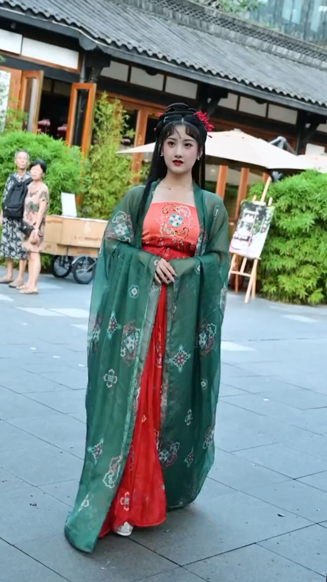 画面太美了请循环播放汉服穿搭街拍