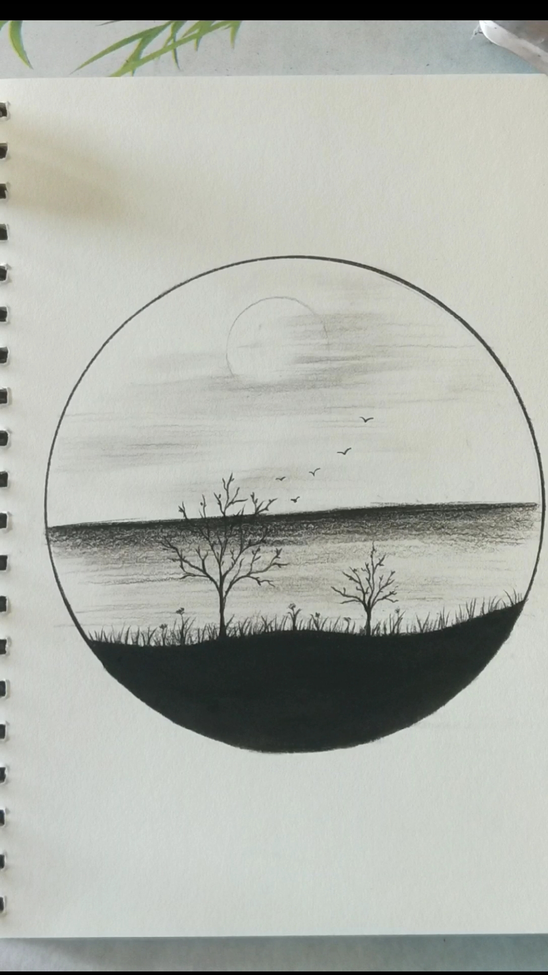 风景画#简单又有意境的风景画,送给可爱的你们