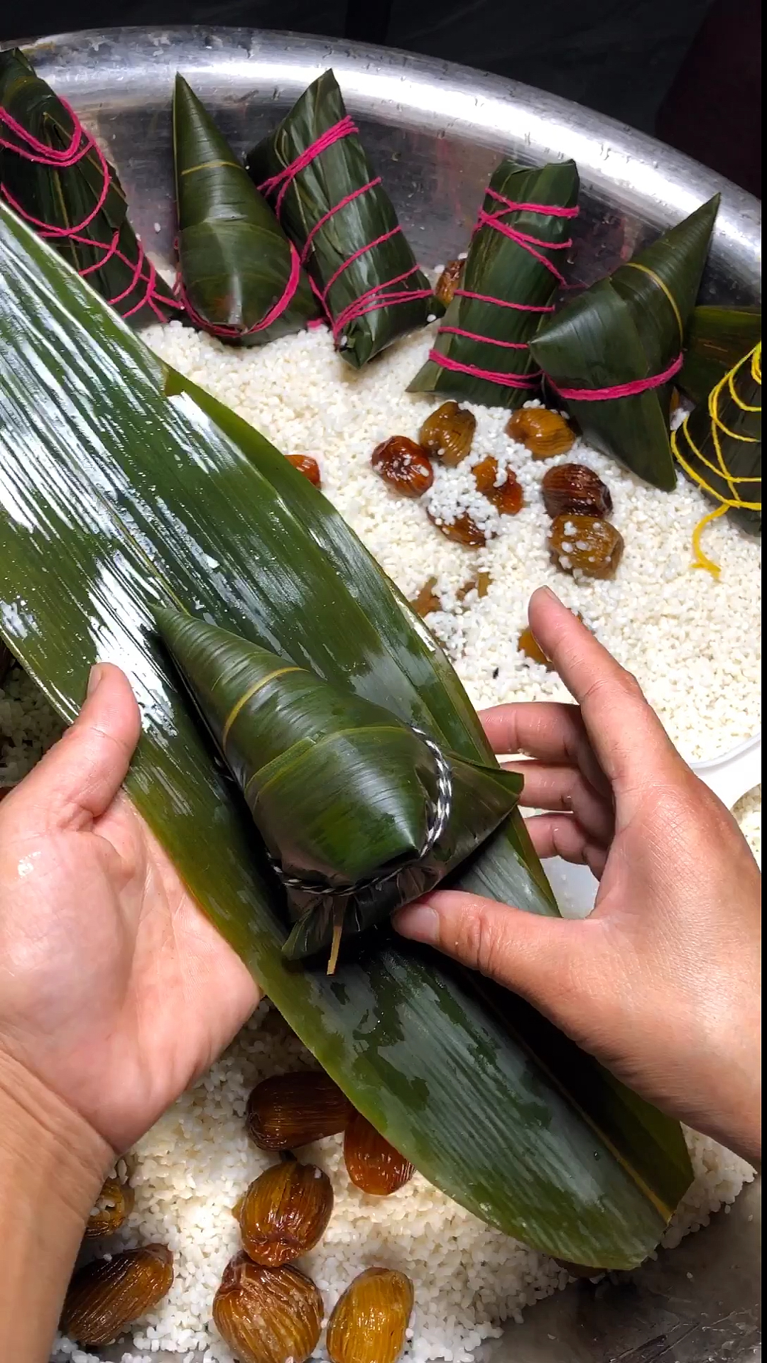 美食记#教你包三角粽