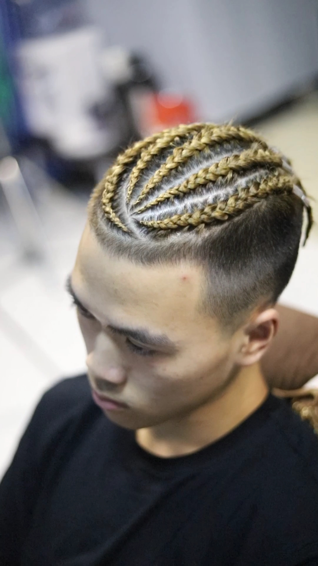 全民小剧场#最酷编发,花式地垄沟编发.