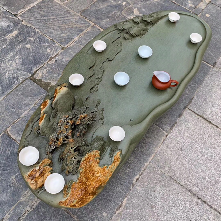 茶盘#绿端茶盘