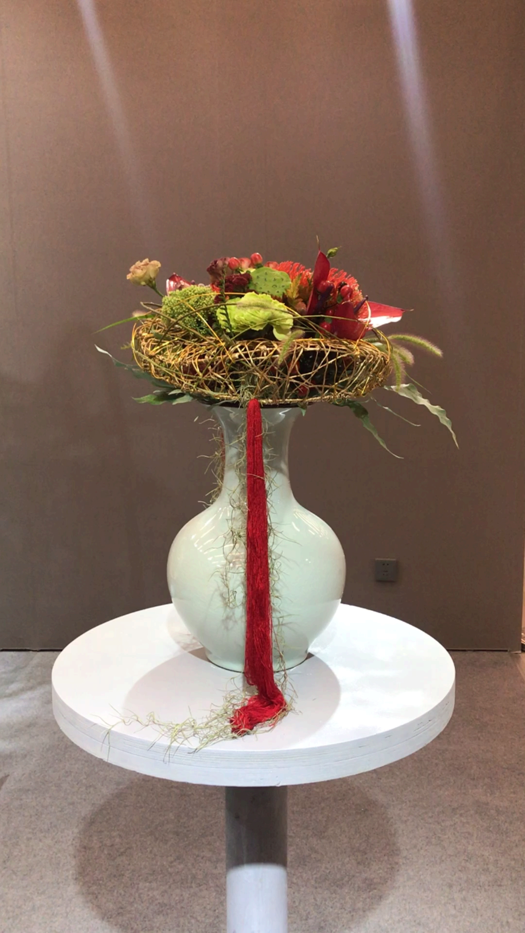 花艺#现代瓶插花