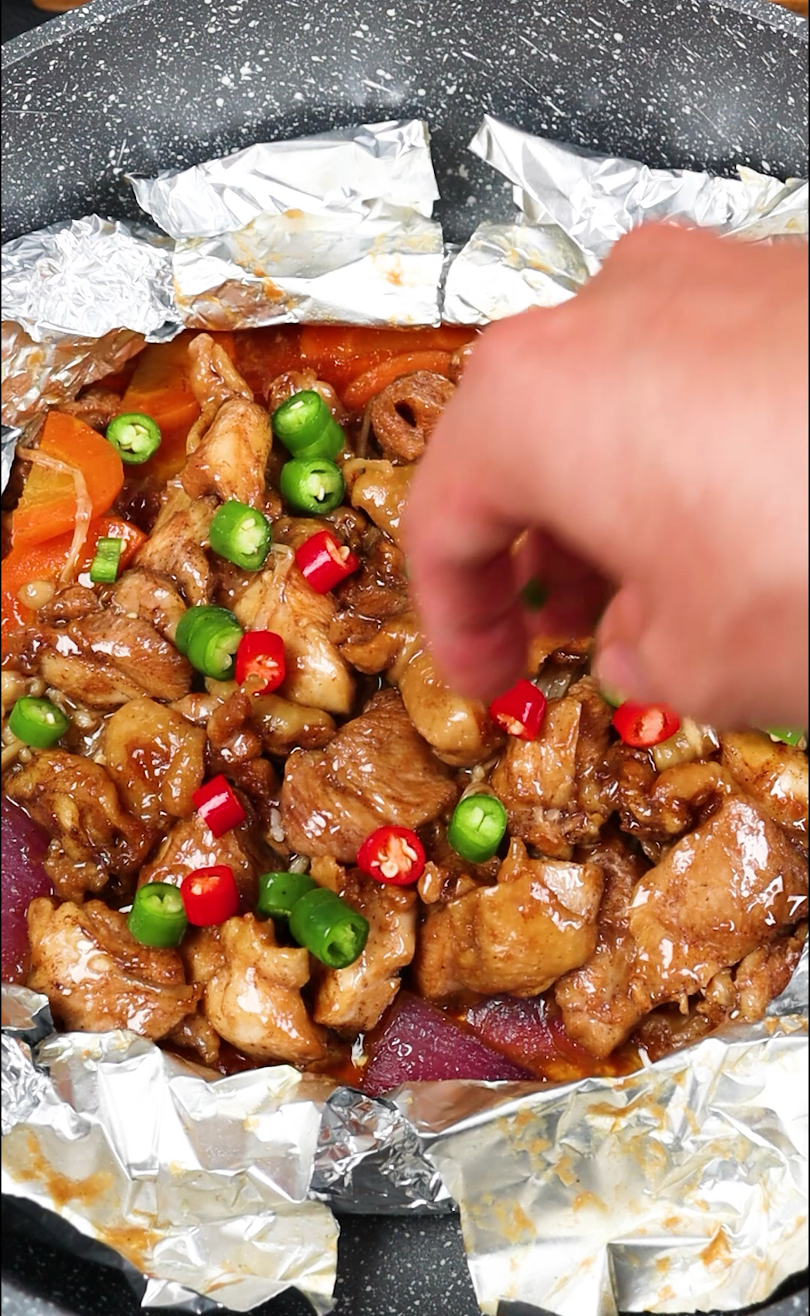 家乡特色美食#锡纸鸡肉,满嘴留香