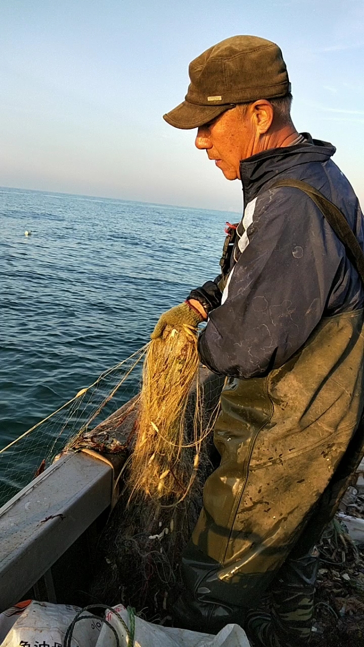 最潮劳动者#印象派渔民收渔网