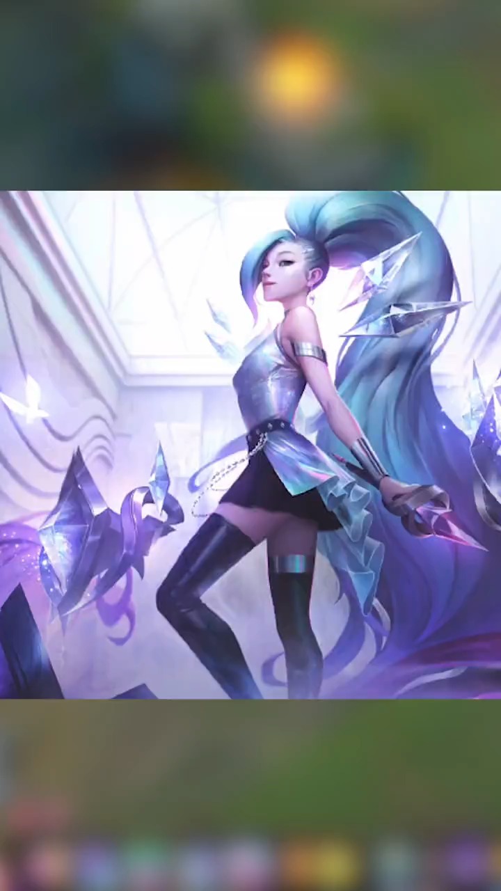 英雄联盟#新英雄:萨勒芬妮简直太美了