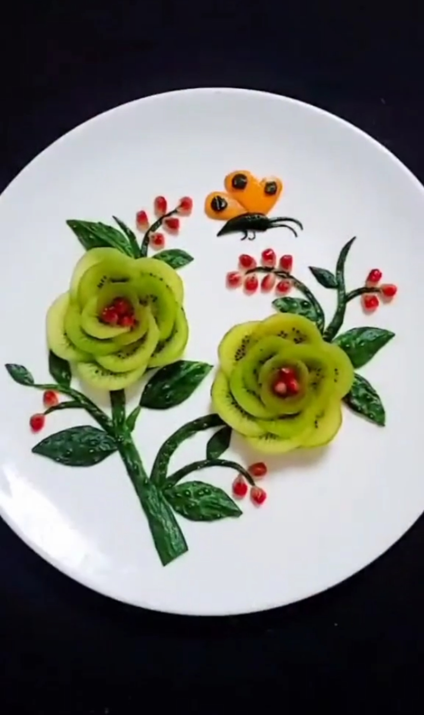 蝶恋花 果蔬拼盘