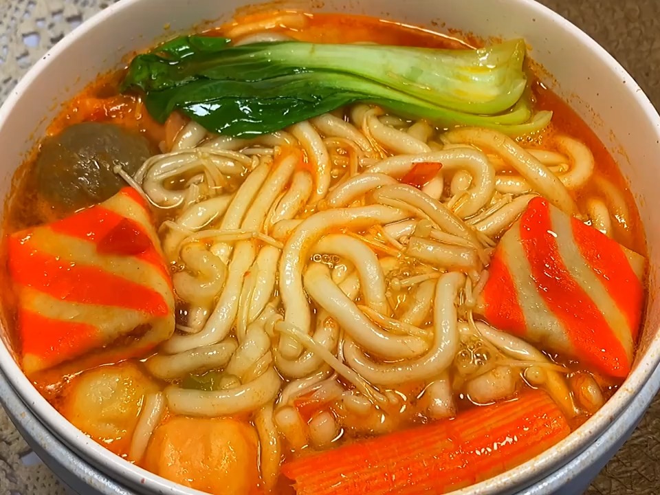 美食#番茄浓汤土豆粉